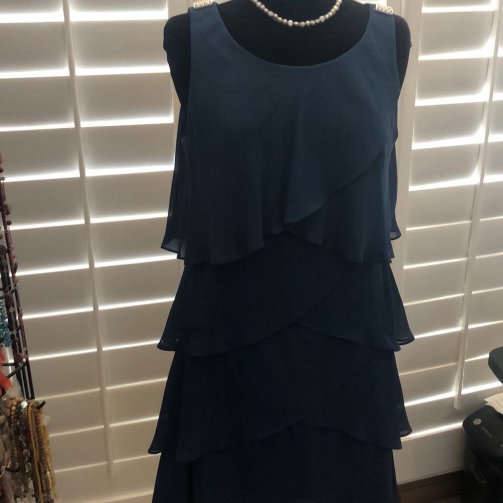 Dress perfect for a summer or fall wedding.